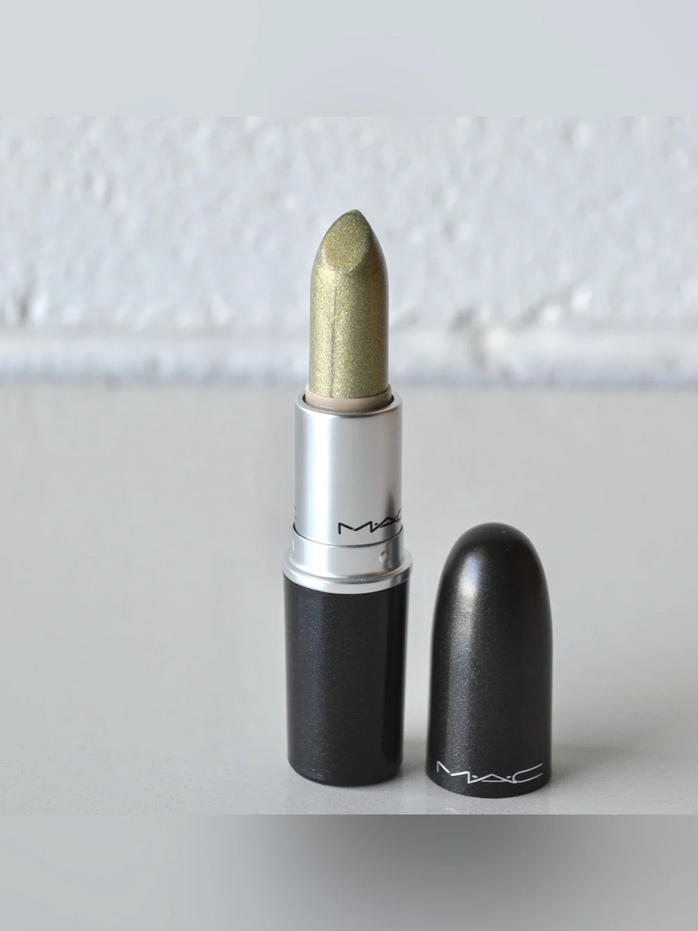 MAC Cosmetics Lipstick *NO INTERRUPTIONS* Discontinued Gorgeous Khaki